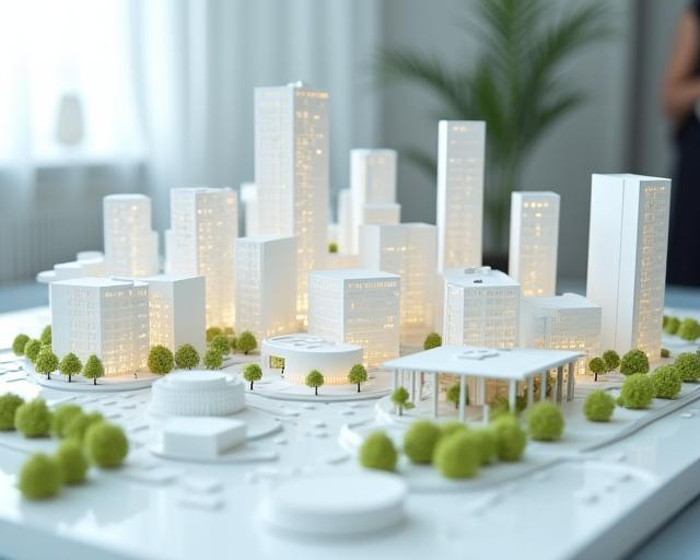 Architektur Wettbewerbsmodell